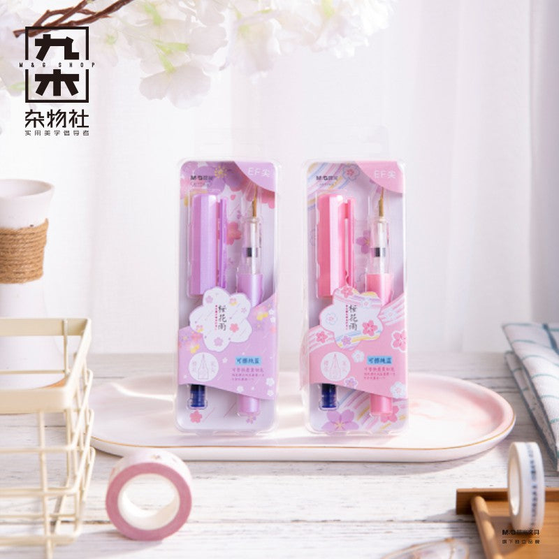 M&G Chenguang The Dance of Cherry Blossoms Fountain Pen - No:AFPT1905