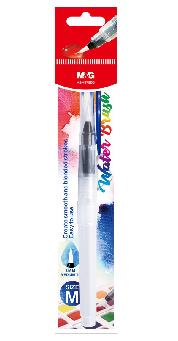 M&G Artist Brush with Water Dropper Container Medium (ABH978D5)