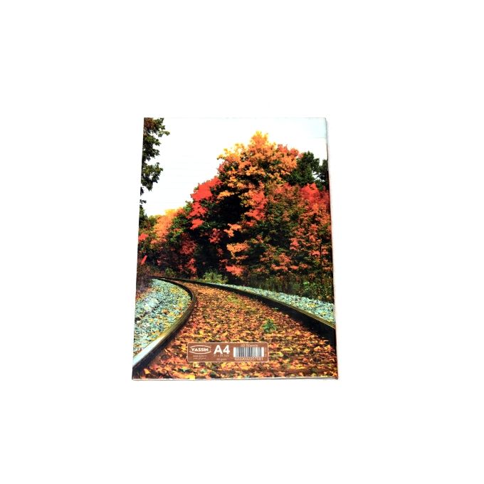 Yassin Notebook Single Lined 40 Paper A4 - Assorted Colors - view 5