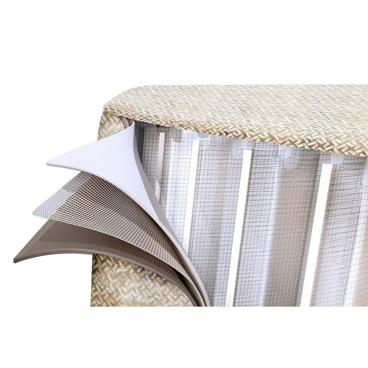 حوض استحمام ساخن قابل للنفخ من بيست واي لاي-زي-سبا روم، موفر للطاقة، مزود بنظام نفاث ذكي، أبعاده 201 سم × 201 سم × 71 سم، مع تحكم عبر تطبيق، يتسع لـ 5-7 أشخاص - رقم المنتج: 6001M