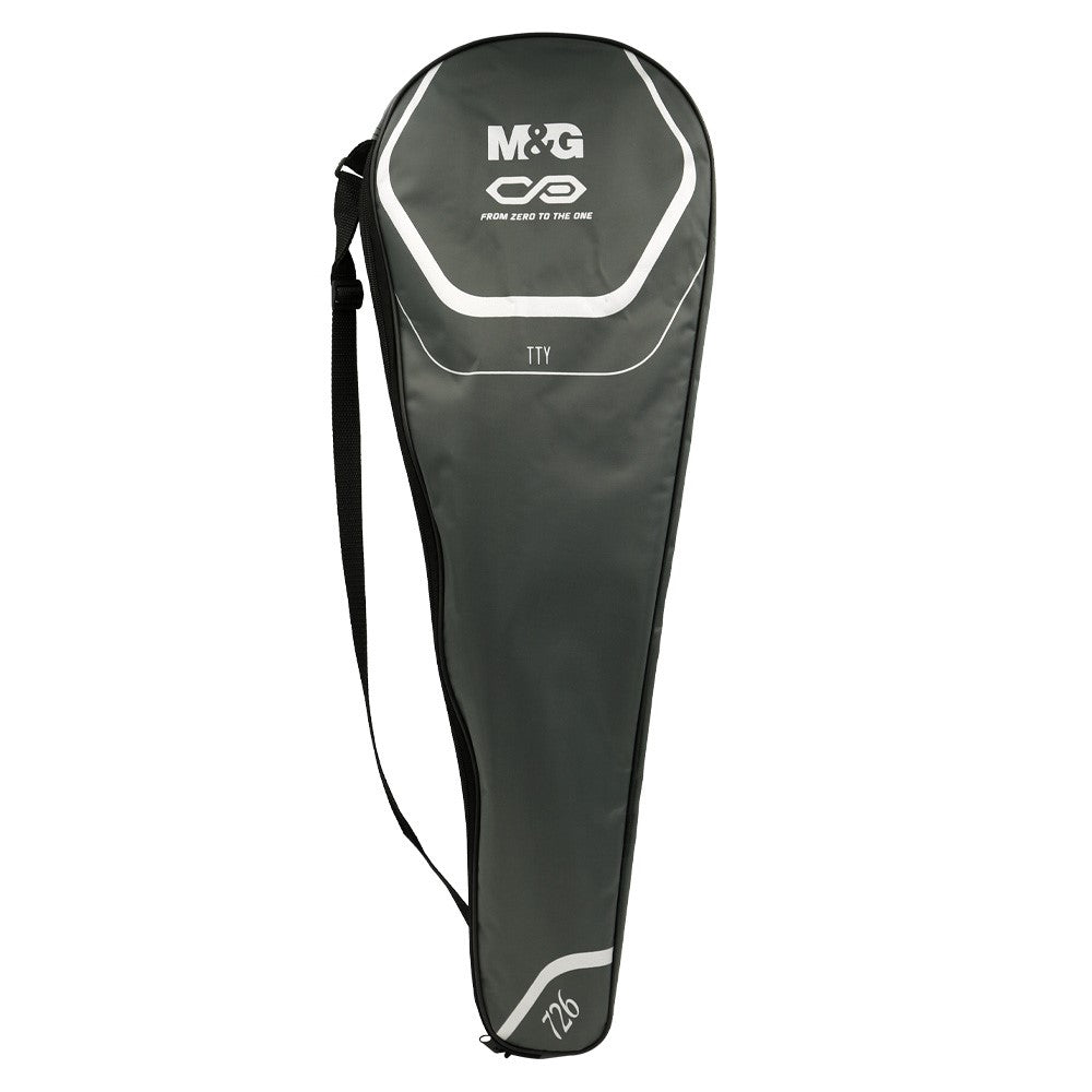 مجموعة مضارب تنس الريشة من إم آند جي تشنغوانغ، قطعتان من المضارب خفيفة الوزن مع 3 كرات (ريش) للعب النشط -