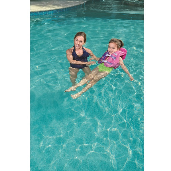 سترة سباحة فاخرة قابلة للنفخ من بيست واي للأولاد والبنات مع بطانة قماشية رقم: 32156