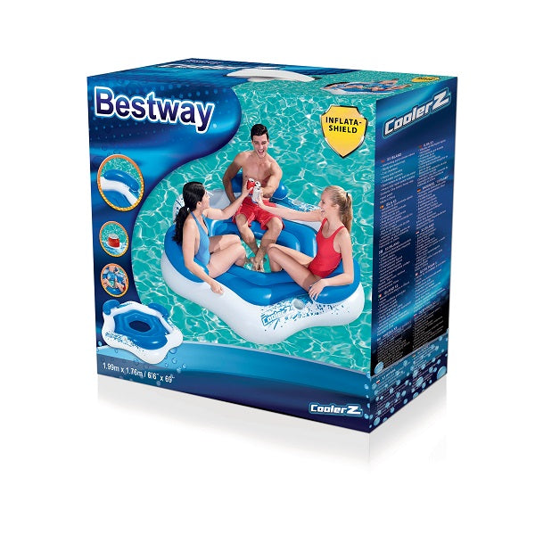 Bestway CoolerZ X3 Inflatable Island 3-Person 1.91m x 1.78m - No:43111