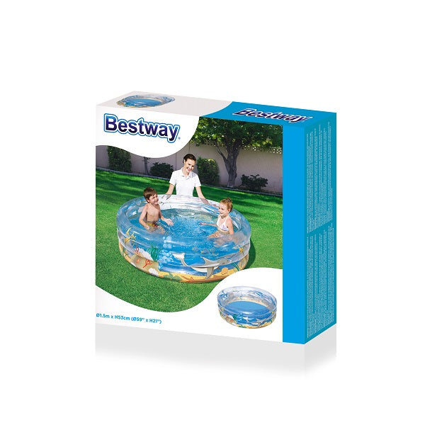 Bestway Transparent Sea Life Pool 1.50m x H53cm