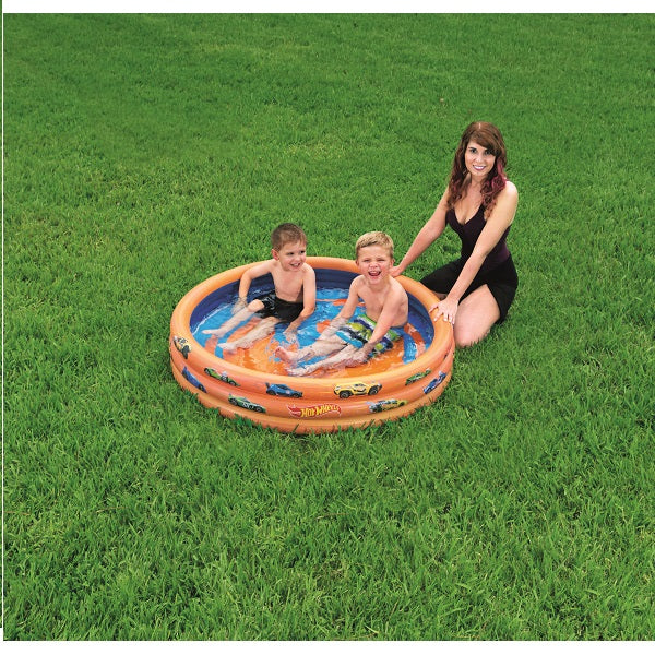 Hot Wheels 1.22m x H25cm 3-Ring Pool