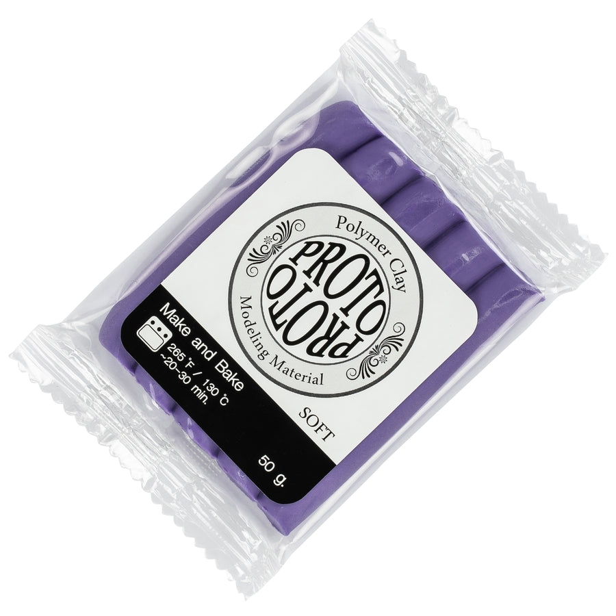 Polymer Clay Soft 50g Lavender Purple