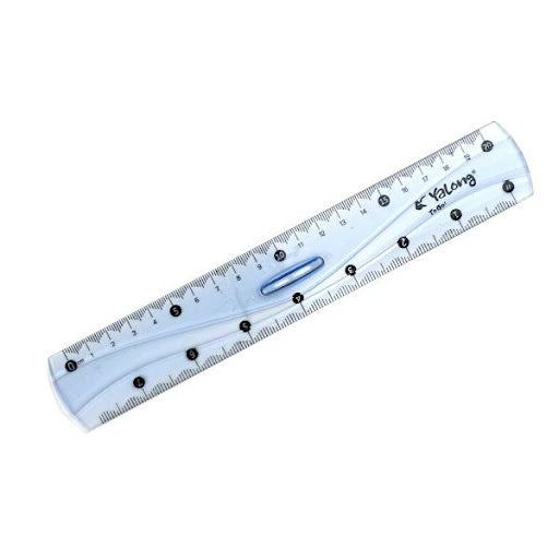Yalong Ruler Line Of Plastics. 20cm - No:YL33007-20