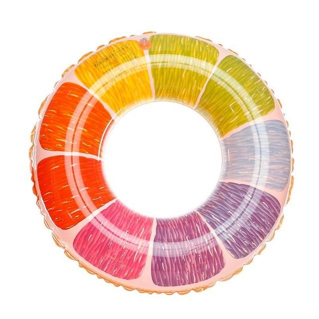 عوامة سباحة على شكل فاكهة قابلة للنفخ للكبار والصغار - 90 سم - رقم: 19237