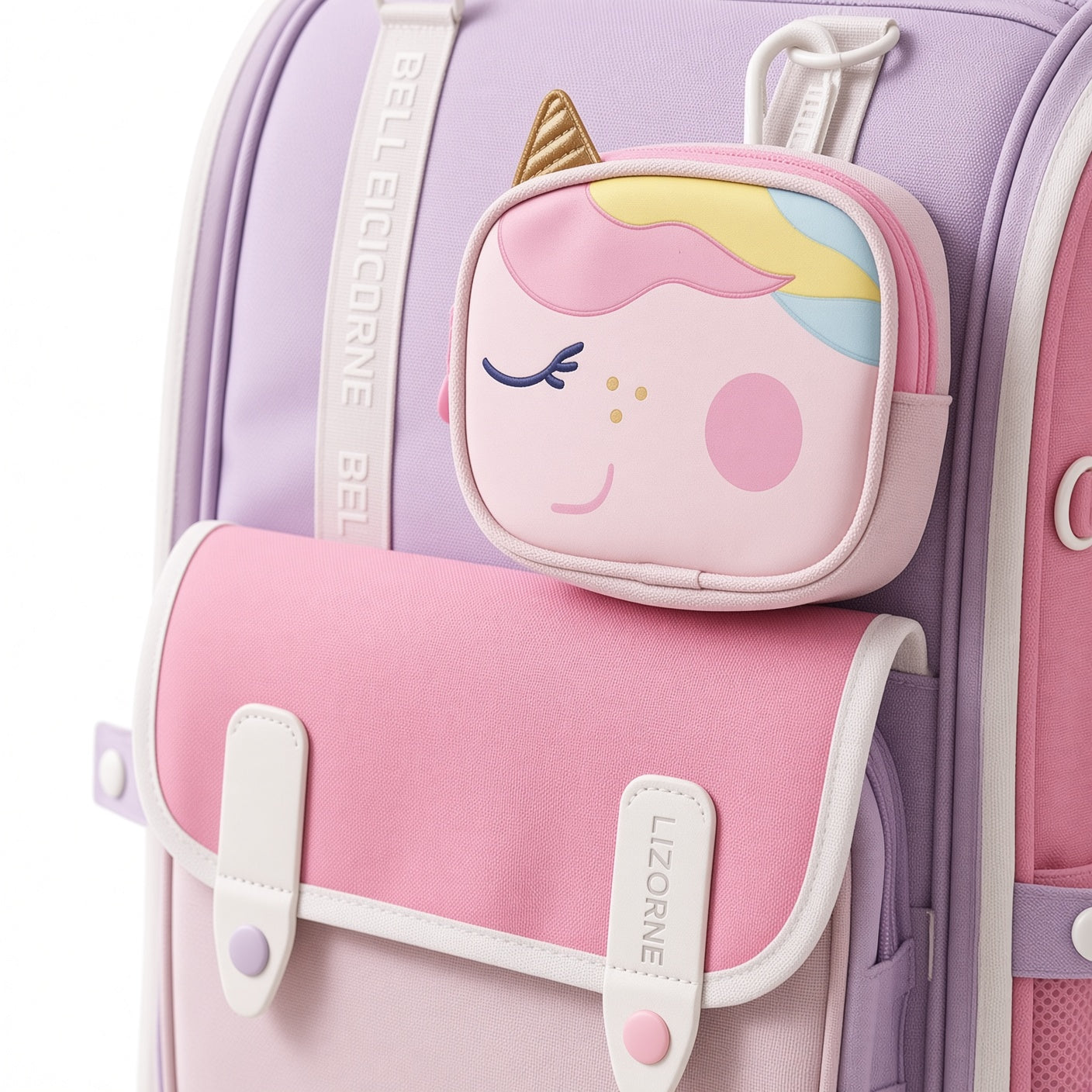 M&G Chenguang Unicorn Kids School Backpack 16.5 Inch – Lightweight Waterproof Backpack for Girls - No: ABB904Q337