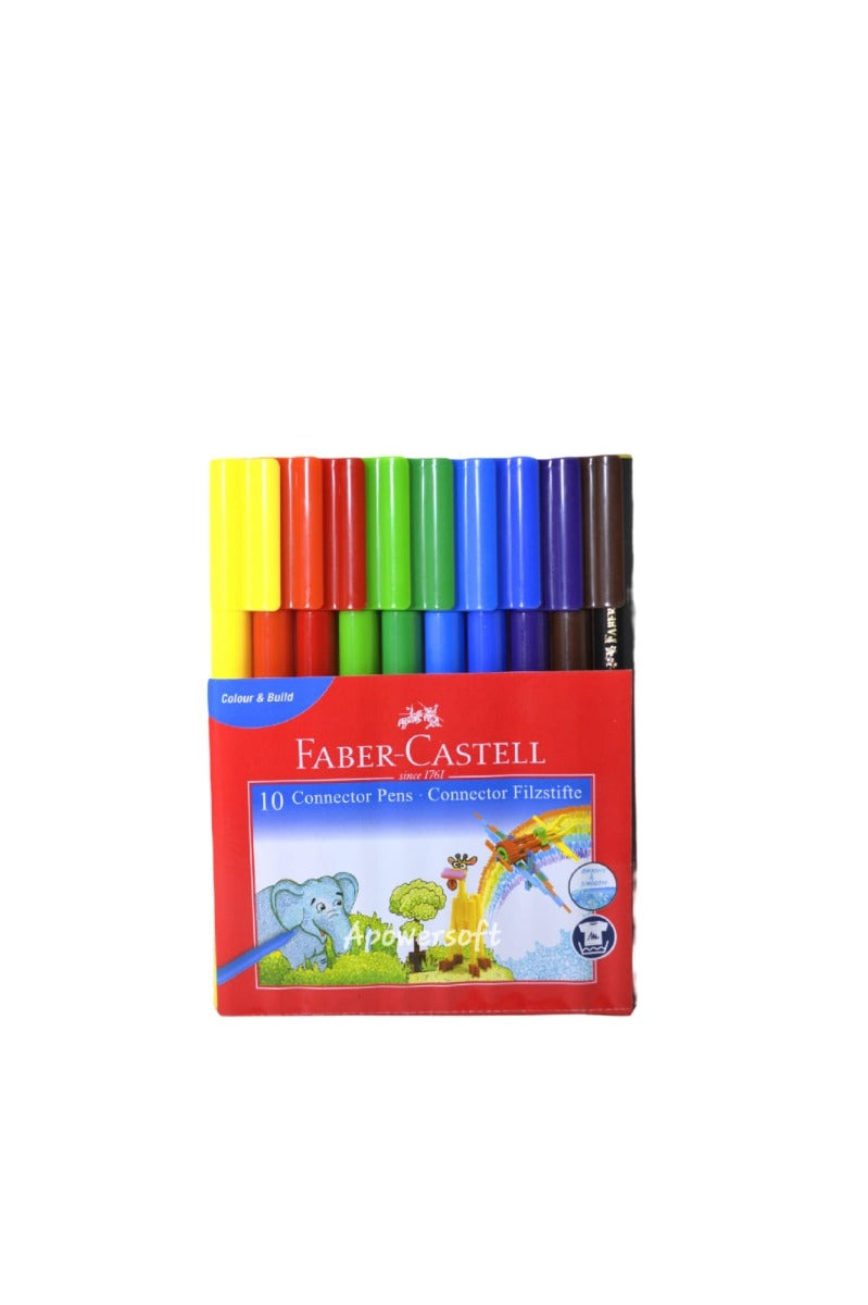Faber-Castell Connector Pens Assorted Set of 10 - No:153010