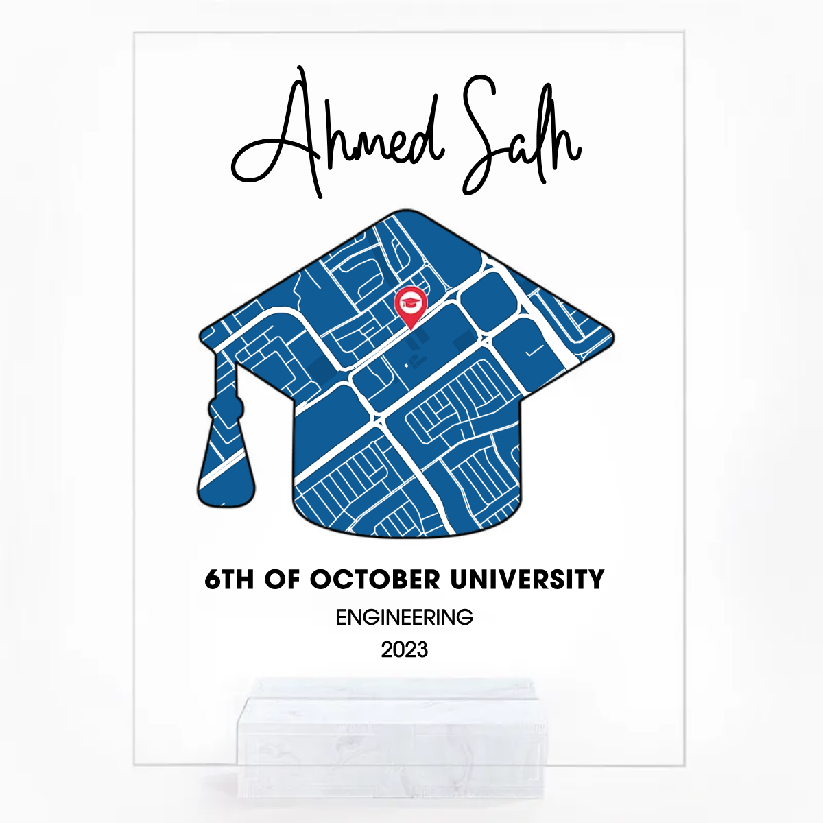 Acrylic plaque for your Graduation