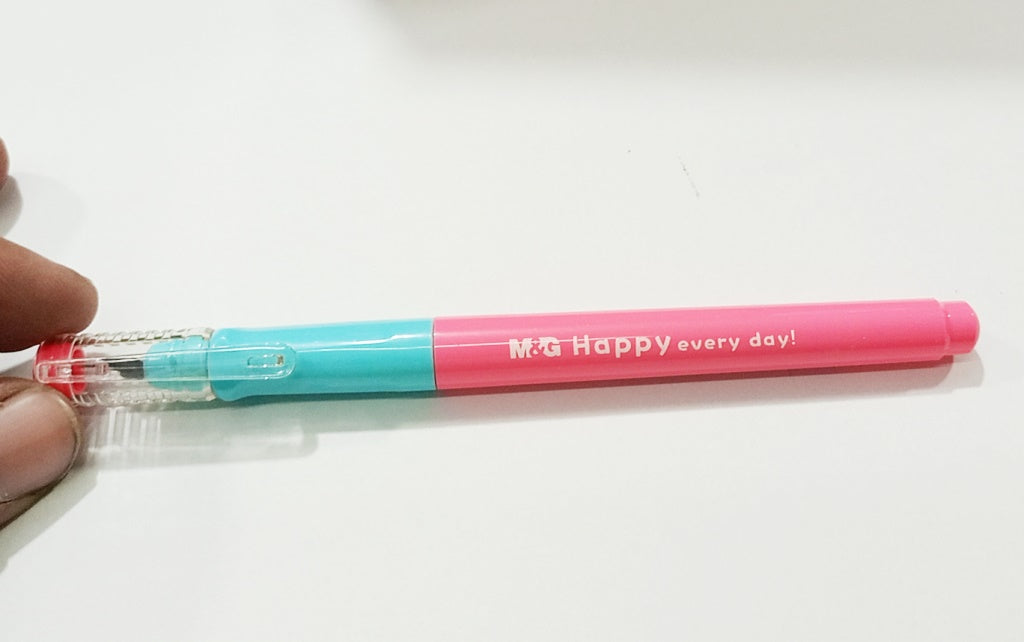 قلم حبر سائل من إم آند جي تشنغوانغ، تصميم "سعادة كل يوم" - قطعة واحدة - رقم المنتج: AFPM0871