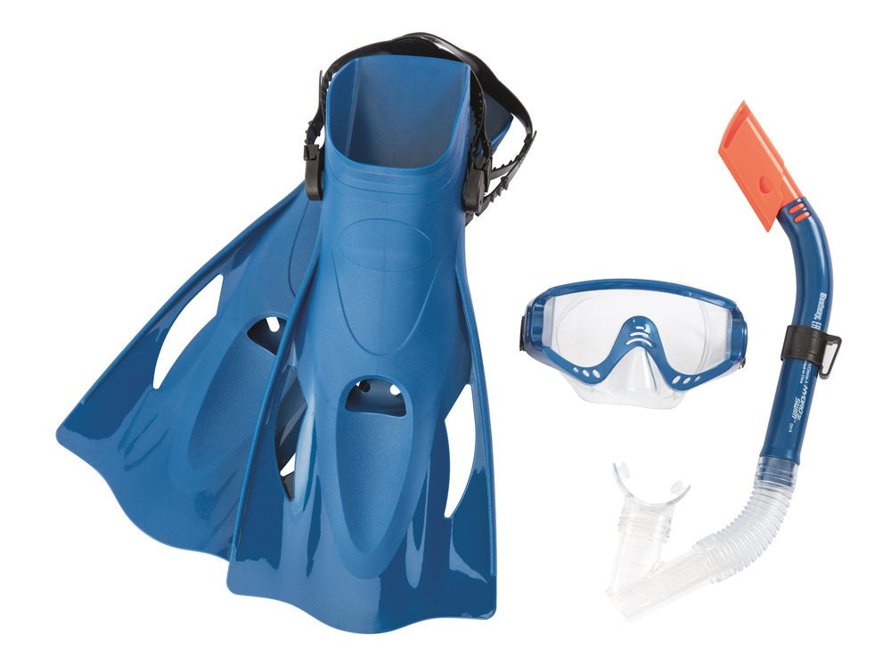 Bestway Spark wave snorkel Mask Fins diving tube MERIDIAN SNORKEL SET - No:25020