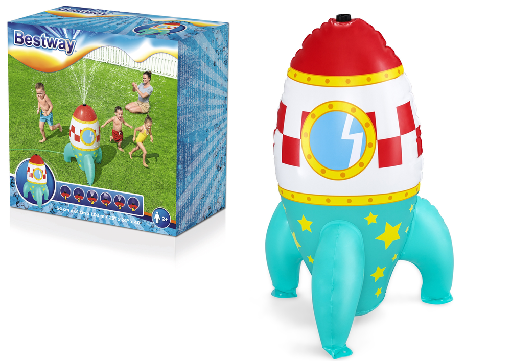 Bestway Inflatable Rocket Water Fountain 64 x 61 x 102 cm - No:52572