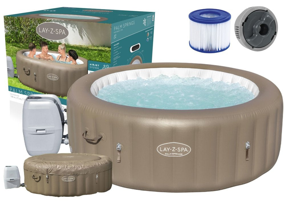 Bestway Lay-Z-Spa Palm Springs Jacuzzi for 6 people 196 x 71 cm - No: 60017