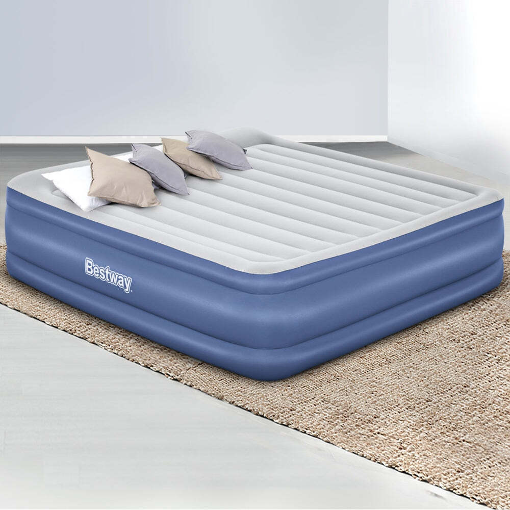 Bestway Double inflatable mattress 203x193x56 cm, with integrated pump - No:67692