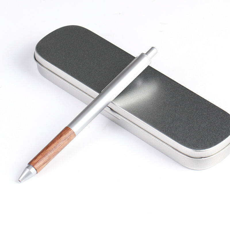 M&G U Series Walnut Metal Gel Pen 0.5mm - No:AGPY0605