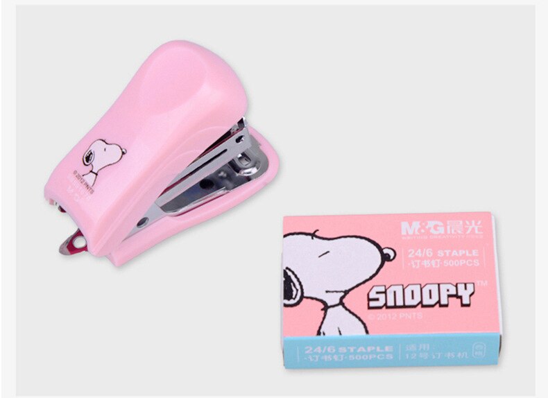 M&G Light Stationery Snoopy mini Stapler Set - No:SBS91670
