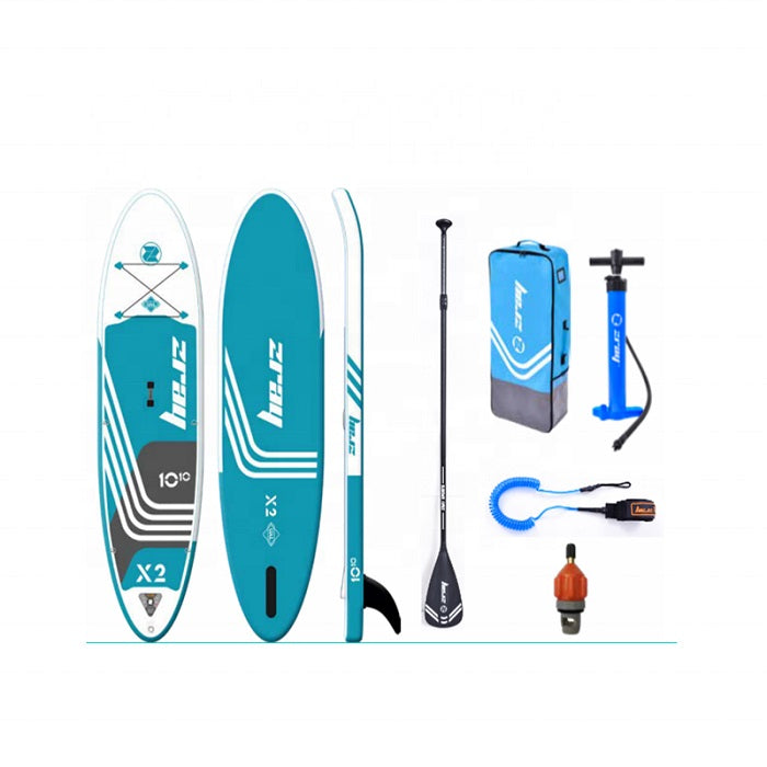 لوح التجديف القابل للنفخ جيلونج زراي X2، مقاس 330 سم × 81 سم × 15 سم - رقم: 34086