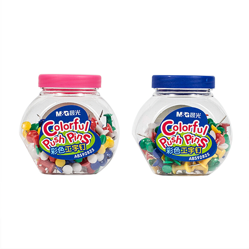 دبوس ضغط ملون من إم آند جي رقم 92825