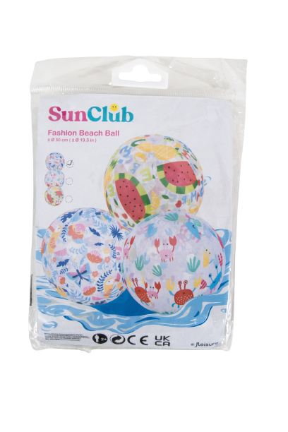 Jilong Sun club Fashion Beach Ball - 50cm - No:53012