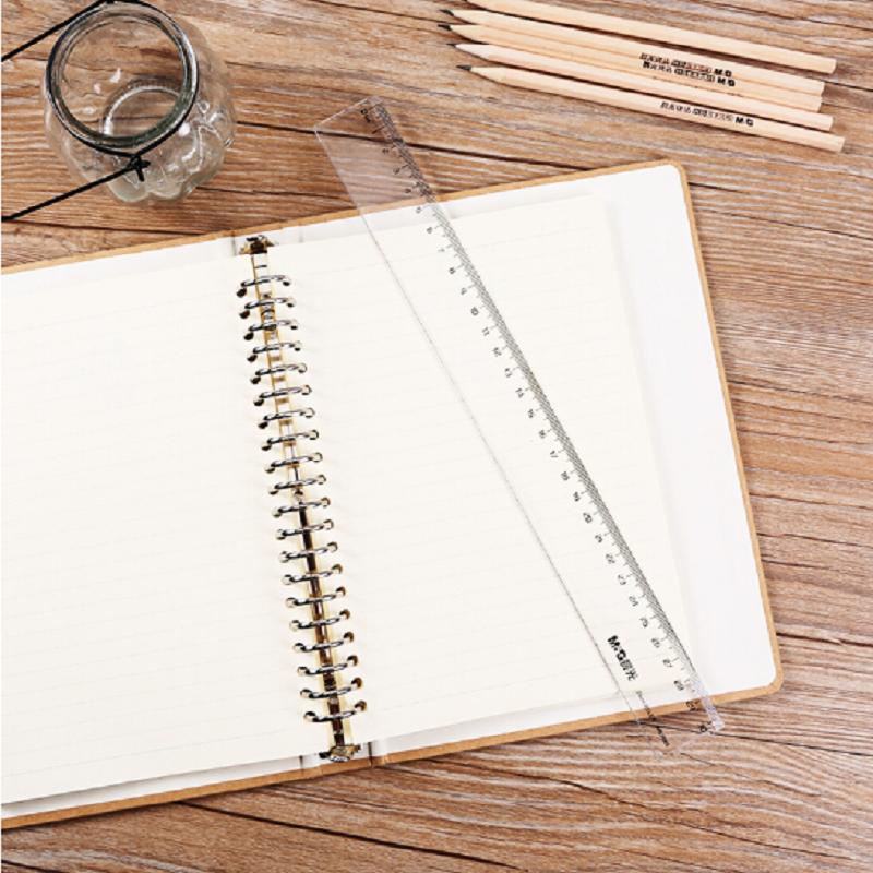 مسطرة مكتبية بلاستيكية شفافة من إم آند جي تشنغوانغ، طولها 30 سم - رقم: ARL96005