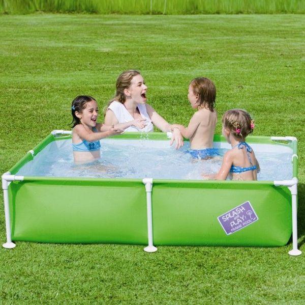 Bestway Metal Frame children's pool, 122x122x30.5cm -No:56217
