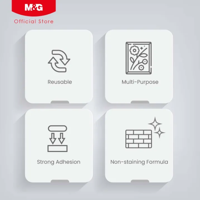 M&G Reusable Multipurpose Gum Tack 50g 90pcs No: ASG971D6