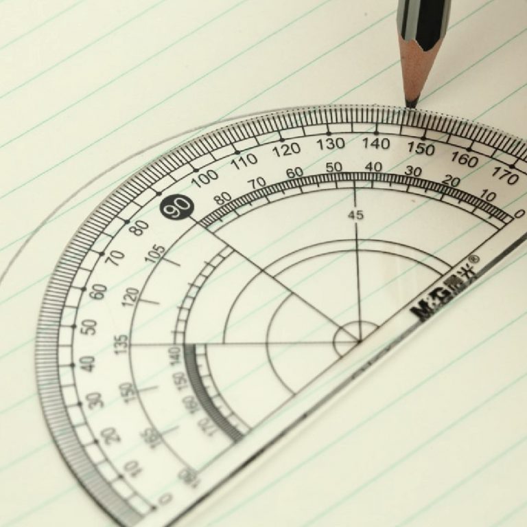 M&G Chenguang 8-Piece Geometry & Drawing Set with Compass, Ruler, Set Squares & Protractor – No: ACSN1329