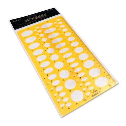 Cokai Oval Stencil Template 25cm - No:KJ-012