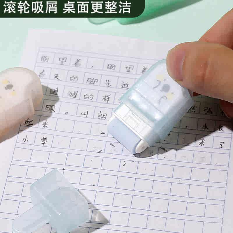 ممحاة رصاص على شكل آيس كريم من إم آند جي تشنغوانغ، فائقة التنظيف مع بكرة سحرية - قطعة واحدة - رقم المنتج: AXP963JV