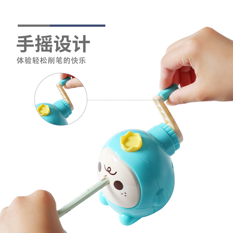 M&G Chenguang Crown Desk Sharpener, Reliable Blade for Precise Sharpening - No:APS906U9