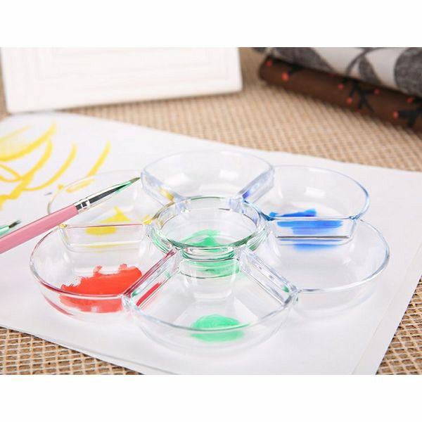 لوحة ألوان مزج الألوان من إم آند جي تشنغوانغ، مصنوعة من مادة PVC، 7 عيون، رقم المنتج: APE97726