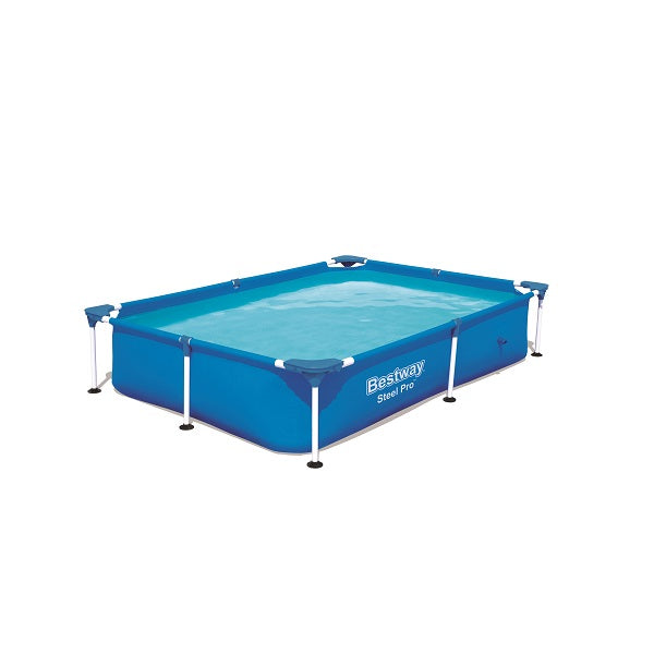 Steel Pro 7'3" x 59" x 17"/2.21m x 1.50m x 43cm Pool