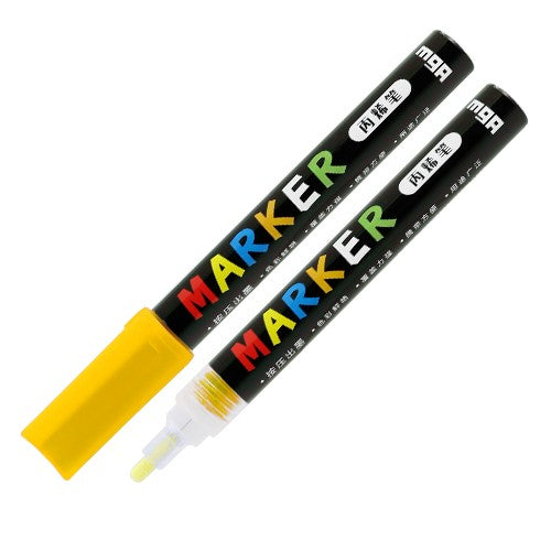 M&G Yellow Acrylic Marker 2mm No: ZPLN6570RN