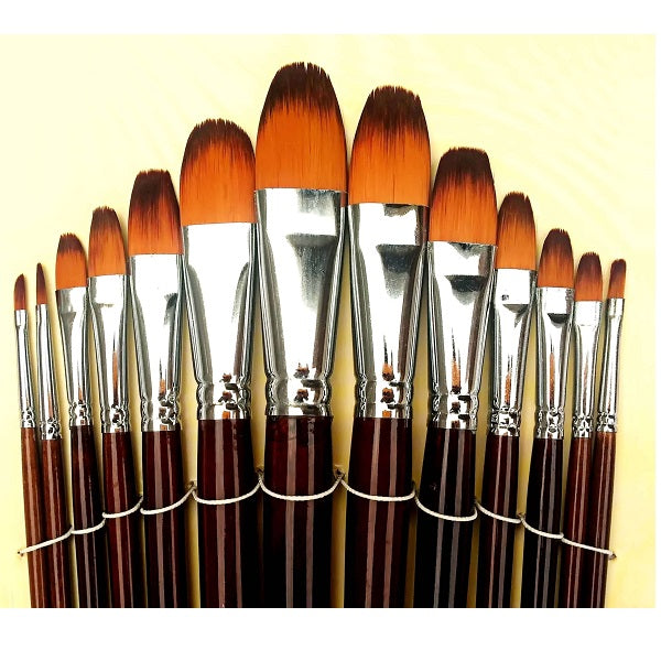 مجموعة بوميجا من 13 فرشاة طويلة للشعر الناعم (0-2-4-6-8-10-12-14-16-18-20-22-24)