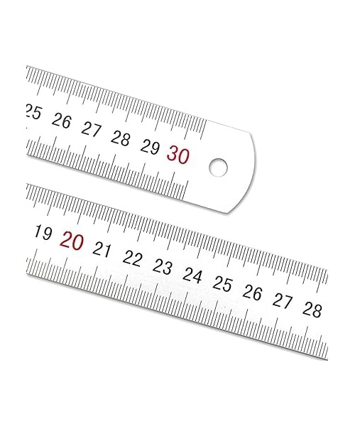 مسطرة ألومنيوم من إم آند جي تشنغوانغ، 30 سم، مانعة للانزلاق، لقياسات دقيقة ومتينة - رقم المنتج: ARLN0484