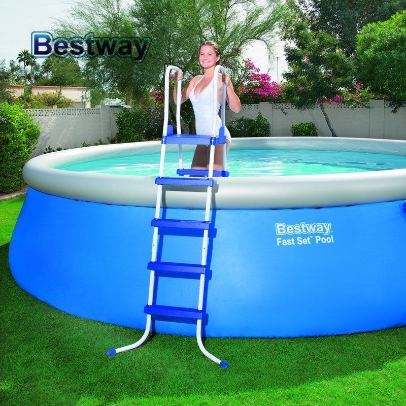 Bestway 1.32m Safety Pool Ladder Swimming Pool Stairs - No:58337