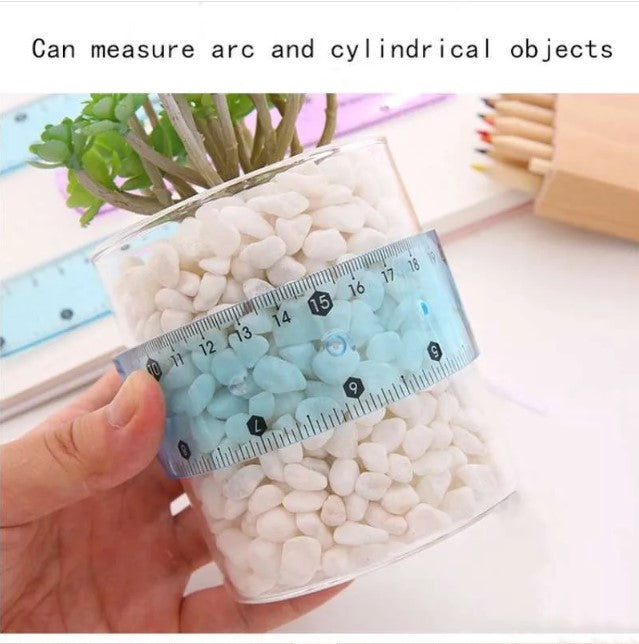 M&G Chenguang Soft Flexiable Ruler 30cm Transparent - No: ARL960Y7