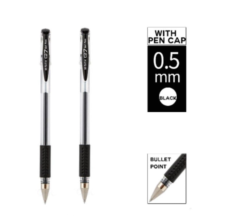 أقلام جل كلاسيكية من إم آند جي تشنغوانغ كيو 7، 0.5 مم - أسود - قطعة واحدة - رقم المنتج: AGP30173