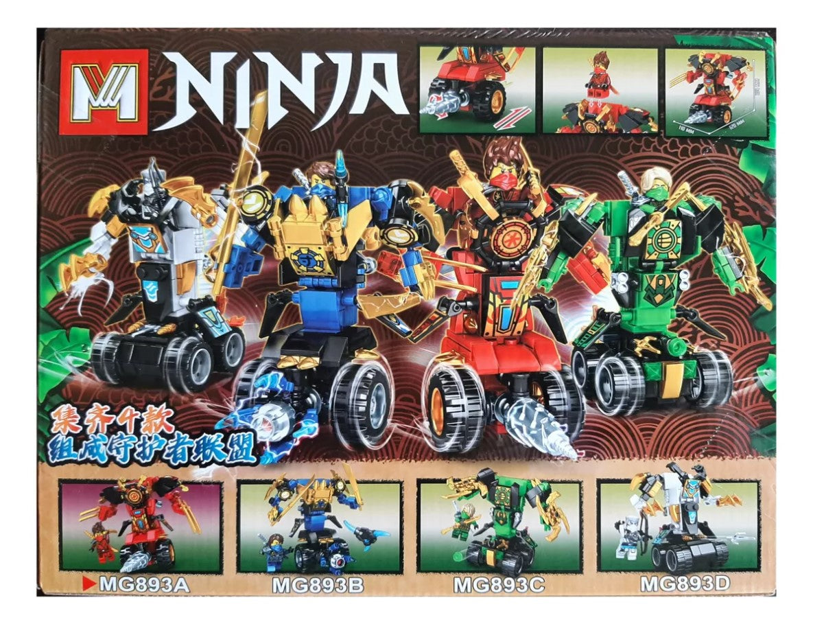 Ninja Building Blocks Constructor- 152pcs - No:MG893