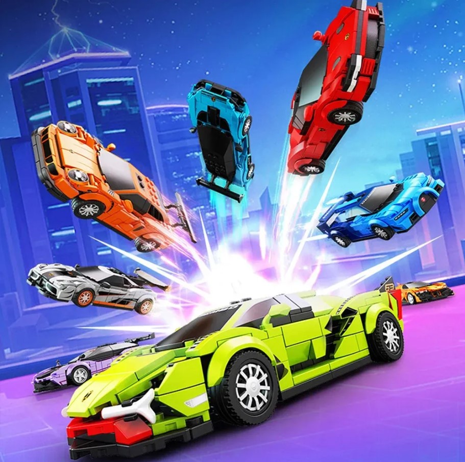 SEMBO Blocks Super Race Car Model Building Bricks Famous Vehicle - 237pcs - No:714006