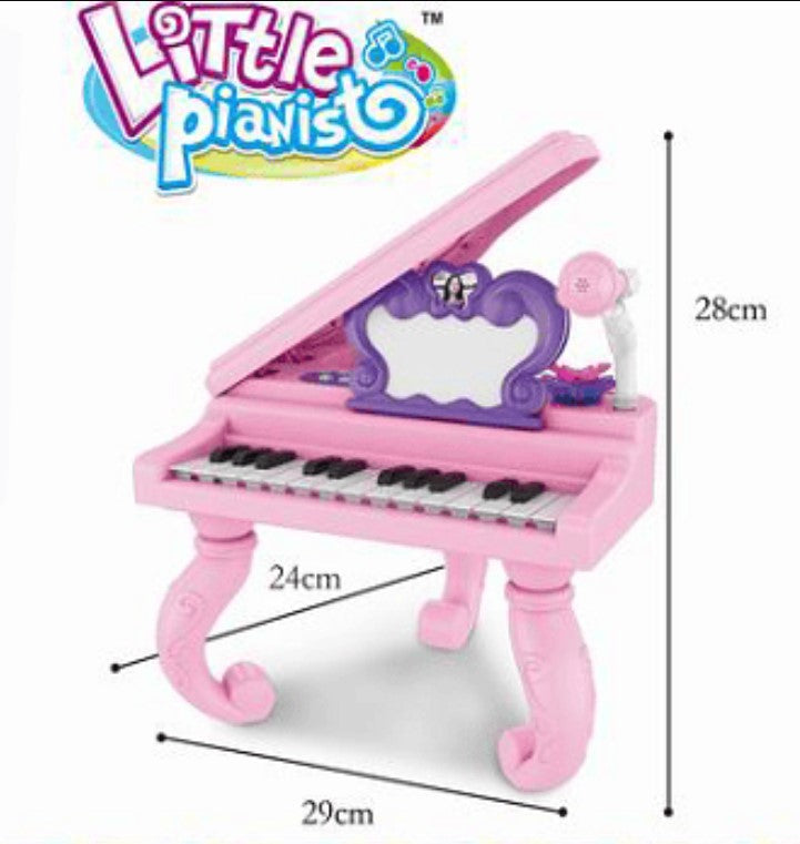 ألعاب عازفة البيانو الصغيرة للأطفال، للبنات، لون وردي - رقم: J94-01