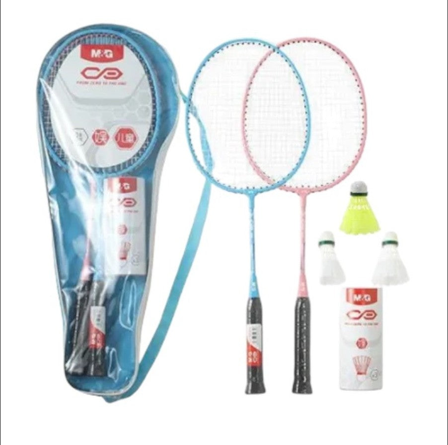 M&G Chenguang badminton racket set, 2 rackets With 3 Badminton Balls with storage bag- No: AST09302