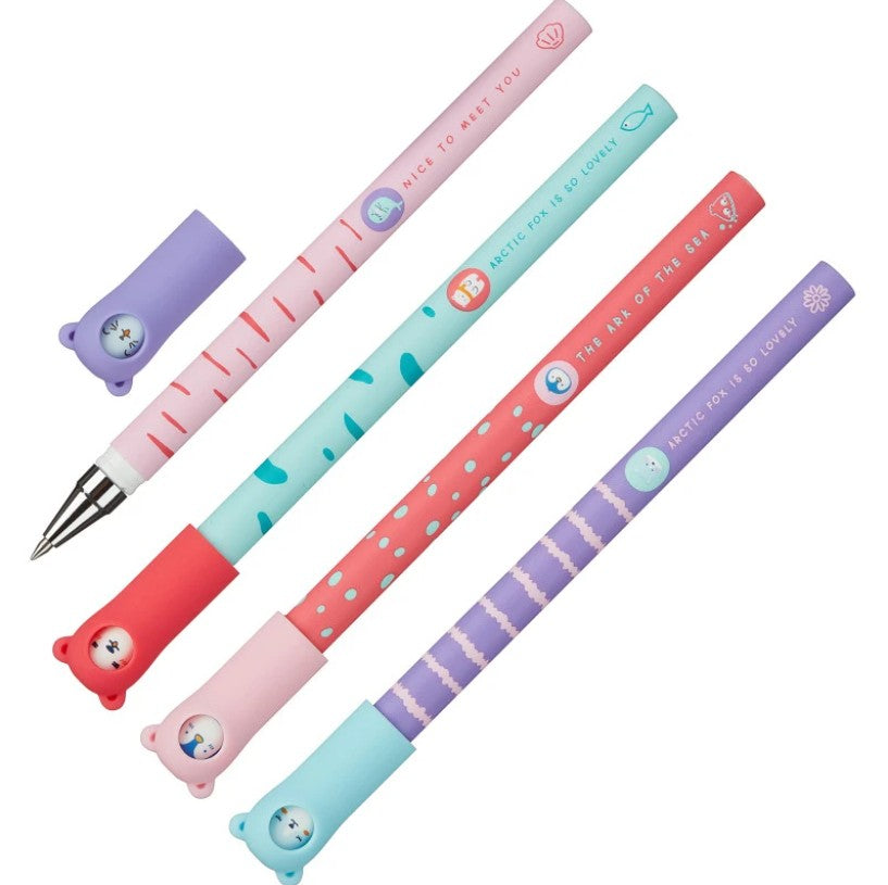 قلم حبر جاف M&G Chenguang بتصميم حيوان أليف لطيف، 0.5 مم (حبر أزرق) - قطعة واحدة - رقم المنتج: AGPC5271