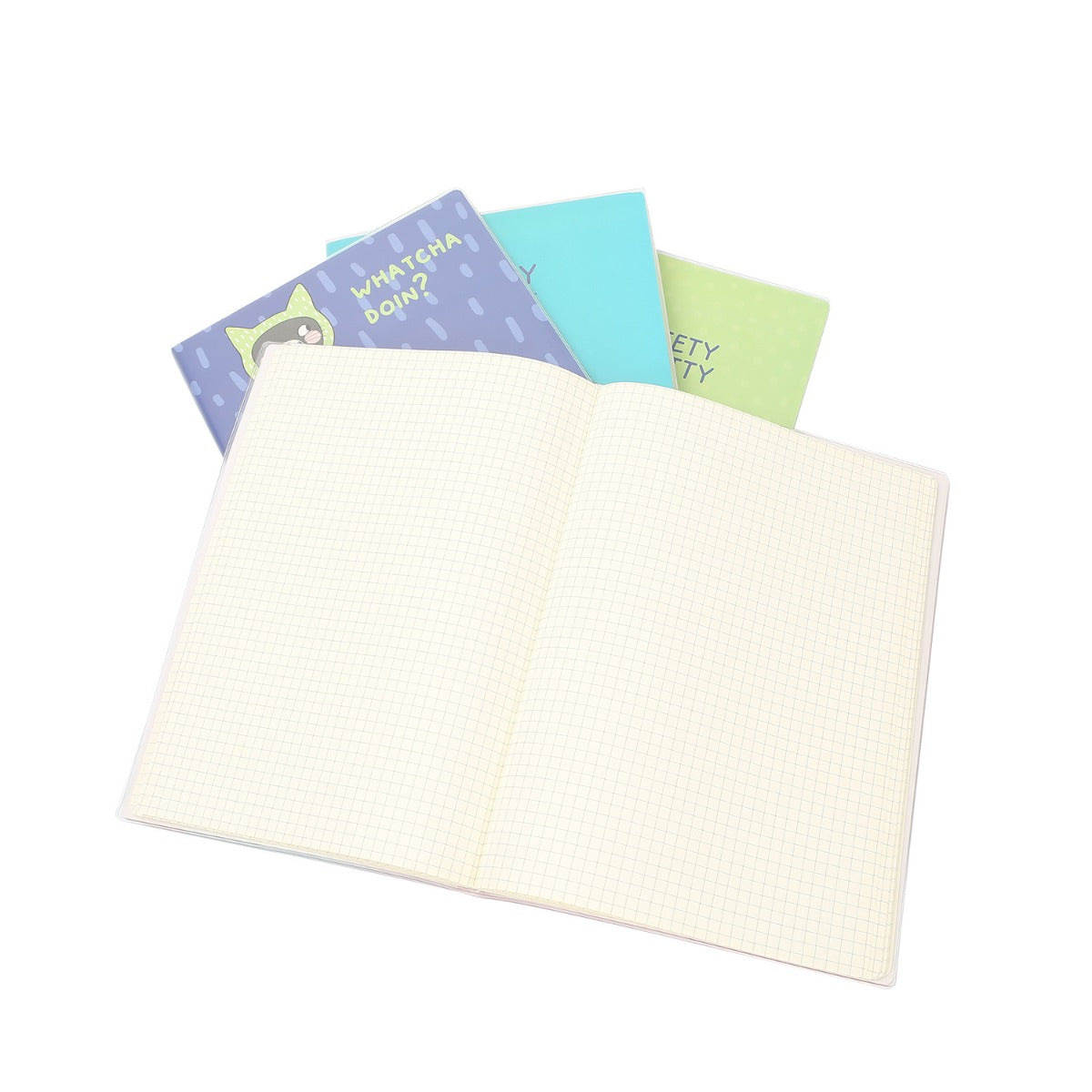 M&G Chenguang Notebook So Many Cats square PVC cover B5/60 sheets- 1pcs - No:APYJRZ06