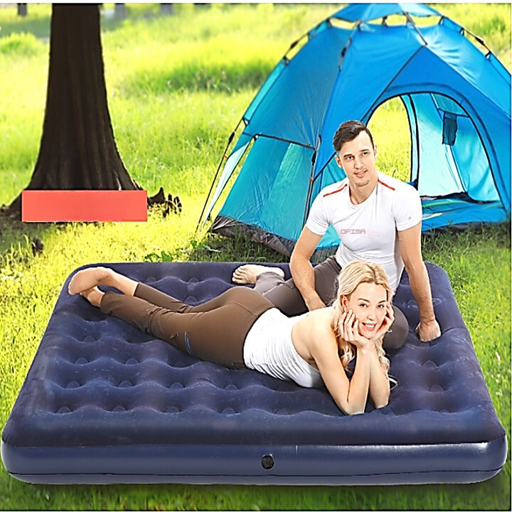 مرتبة هوائية مخملية من جيلونج أفينلي، مقاس 203 سم × 152 سم × 22 سم، أثاث قابل للنفخ - رقم: 20256