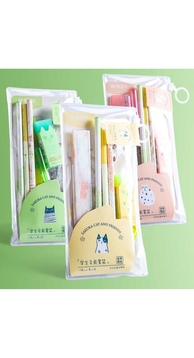 M&G Chenguang Set Sakura Geometrical - 15cm - 1pcs - No:HAWP1853