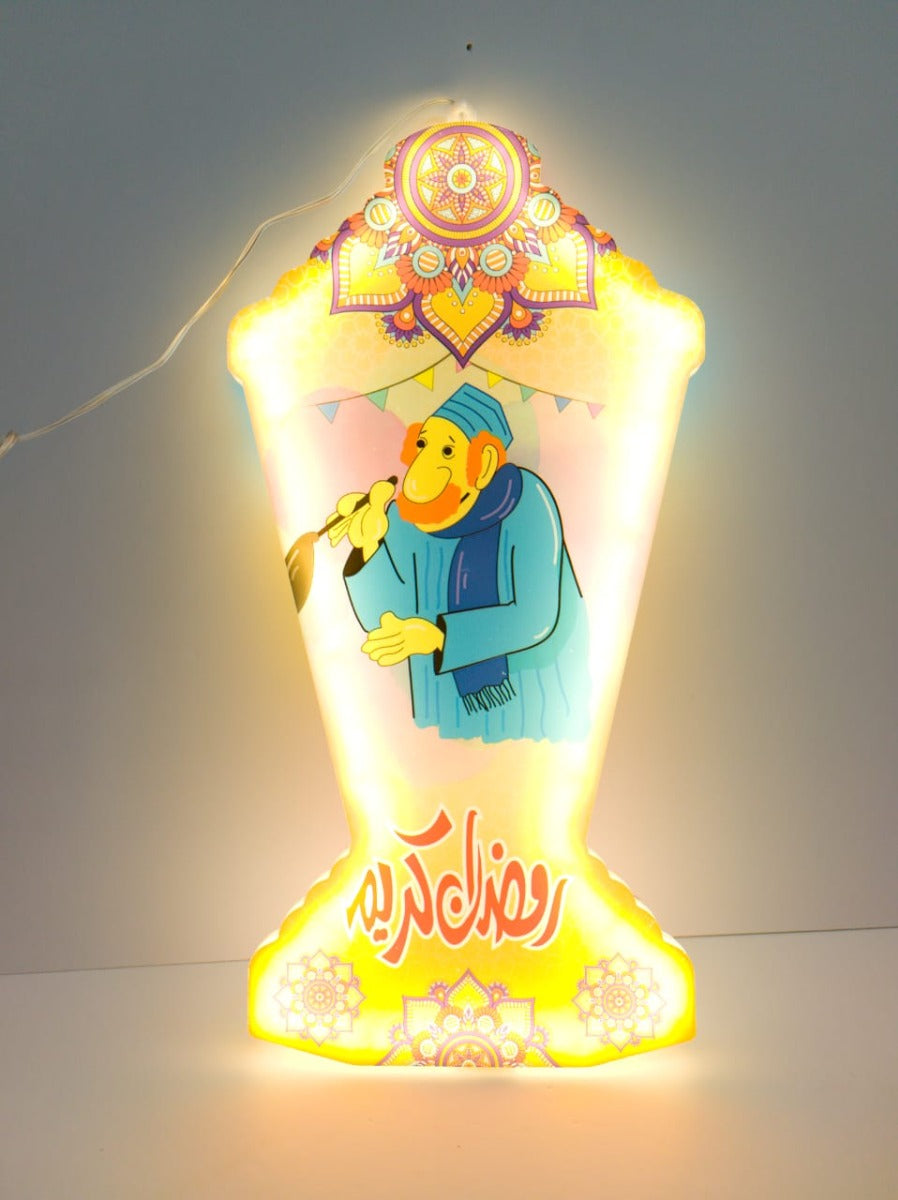 Ramadan Decor Fanos Ramadan Characters LED Nightstand - 40cm - Assorted shape