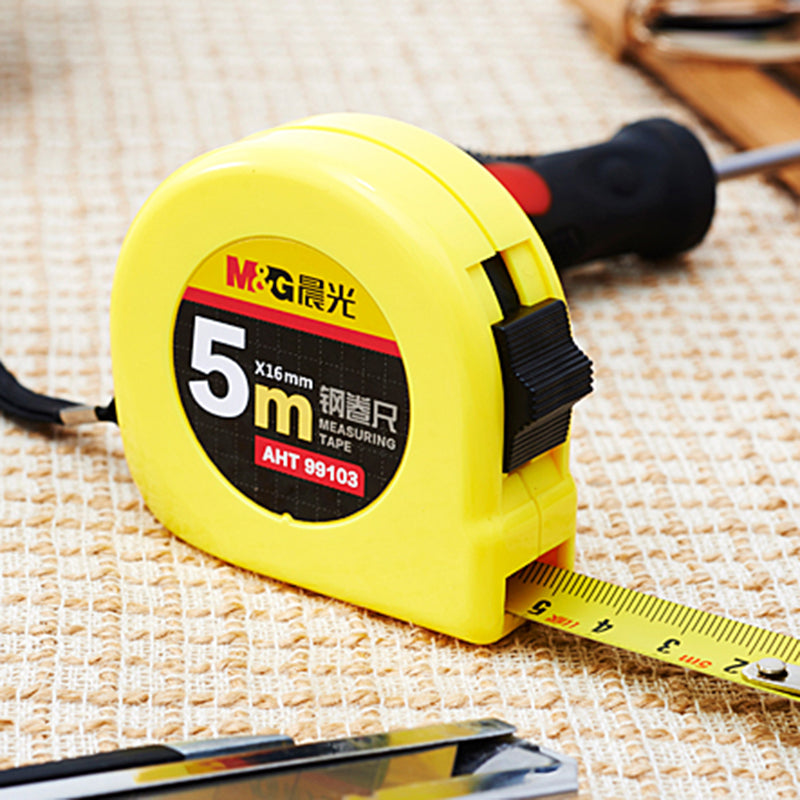 M&G Metal Standard Steel Tape Measure - 5m -No:99103